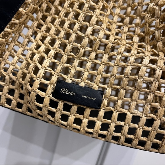 Khaite Raffia Tote Bag - Picture 2 of 6